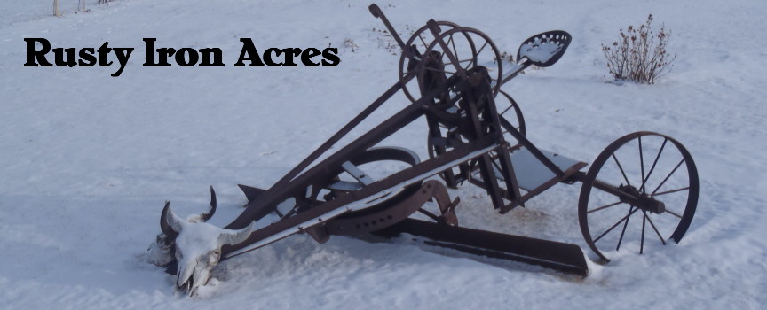 Rusty Iron Acres grader